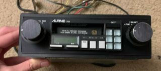 Vintage Alpine 7135 Car Radio Cassette Player