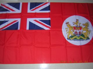 British Empire Flag 1959 - 1997 British Hong Kong Red Civil Ensign 3x5ft Gb Hk Uk