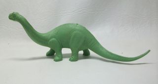 Vintage Marx 1950s/60s Green Brontosaurus Dinosaur Prehistoric Playset