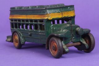 Vintage Kenton cast iron double decker bus 6.  25 