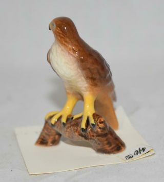 Hagen Renaker Hawk Bird Figurine On Card