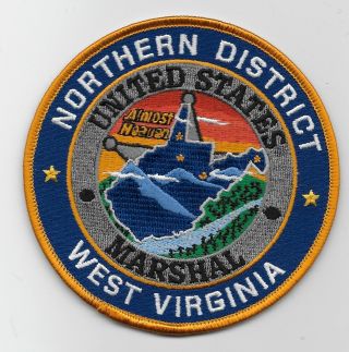 Usms Us Marshal West Virginia Scenic Mountains Police Sheriff State Wv Rare