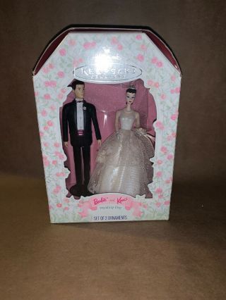 Hallmark Keepsake Ornament.  Barbie And Ken Wedding Day.  1997