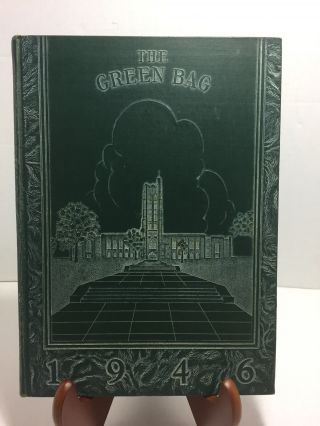 1946 The Green Bag Baltimore City College High School Yearbook Wwii Kia List