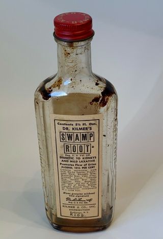 Dr.  Kilmer’s Swamp Root Bottle