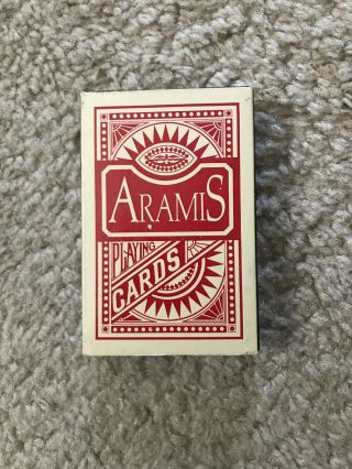 Vintage Aramis Playing Cards Made In British Hong Kong