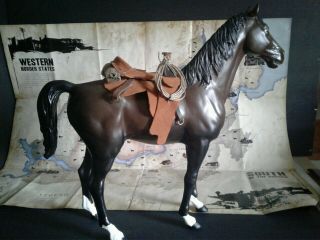 Marx Johnny West Custom Horse 1/6 Scale / Saddle Not