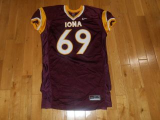 Vintage 90s Nike Iona Gaels 69 Mens Authentic Ncaa Football Team Game Jersey 4xl