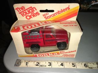 1983 Tonka The Tough Ones 1100 Scramblers Red Fire Rescue Truck 833070 Nib