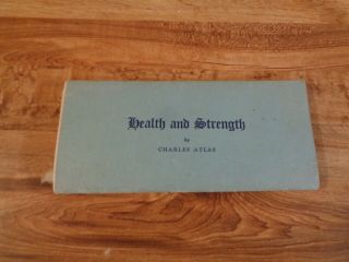 VINTAGE 1950 ' s Health and Strength by CHARLES ATLAS Lesson 1 (saQ) 3
