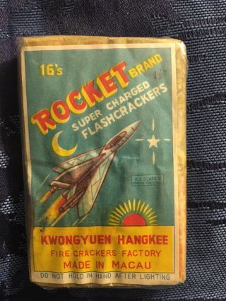 Rare Class 3 Icc “rocket” Brand Pack Label