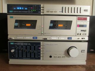Vintage Sansui A - M99,  D - M77w,  T - M77 Component System Amp Tuner Cassette