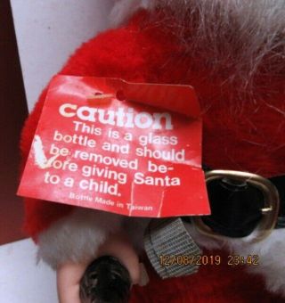 1979 RUSHTON COCA - COLA SANTA DOLL W/TAG.  SHAPE GET IN TIME FOR CHRISTMAS 2