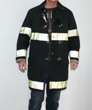 Globe Fire Firefighter Fireman Turnout Coat Jacket 42r
