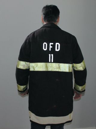 Globe Fire Firefighter Fireman Turnout Coat Jacket 42R 2