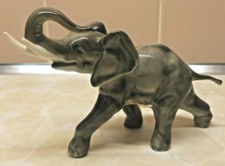 Vintage Lorenz Hutschenreuther Kunstabteilung Elephant Figurine