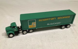 1980’s Winross Spartan Store Semi Truck W/ Trailer 1:64 Scale “the Food People”