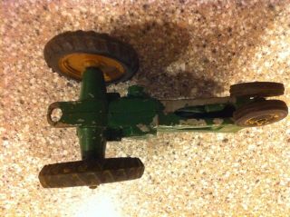 1950s JOHN DEERE Tractor A B cast metal toy 7 