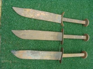 (3) Vintage US Camillus NY Military Knife 7” Blade - project knives 2