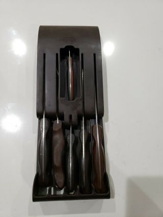 Vintage Cutco 6 Pc.  Knife Set With Bakelite Case (1020,  21,  22,  24,  25,  26)