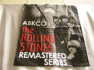 Rolling Stones Abkco Remastered Series 2002 Promo Only Plastic Record Store Bag