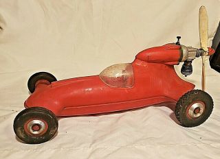 Attic Find Vintage Cox Thimble Drome Prop Rod Tether Car Gas Powered Made In Usa