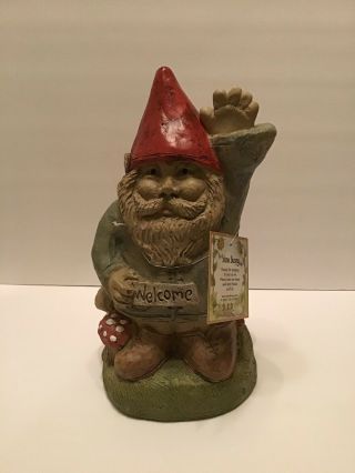 Welcome Gnome,  The Stone Bunny Inc.  Design By Telle M.  Stien