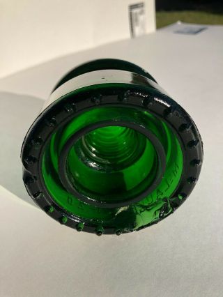 McLaughlin Emerald Green Glass Insulator cd 164 3