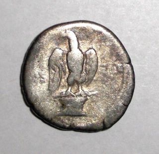 Ancient Roman - Vespasian.  69 - 79 Ad.  Ar Denarius.  Rome.  Eagle