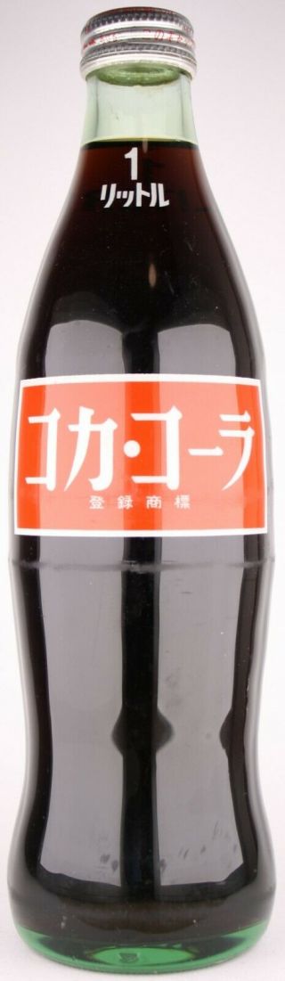 Japan 1 Liter Coca - Cola Acl Bottle