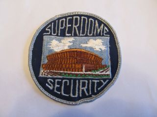 Football Sports Arena Superdome Louisiana Security Police Patch Old