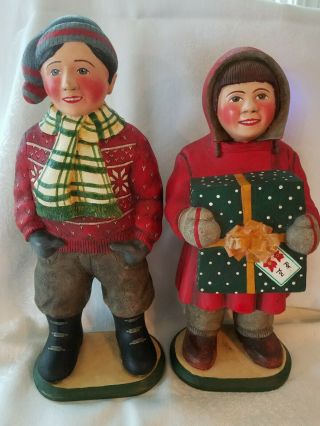 Department 56 Our Town Folk Art Christmas Kids Leo Smith Large Size
