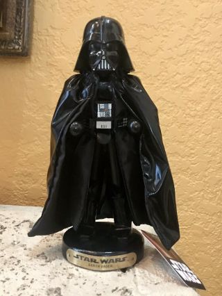 Disney Star Wars Darth Vader Black Nutcracker Kurt Adler Lucasfilm 10 " Nwt Htf