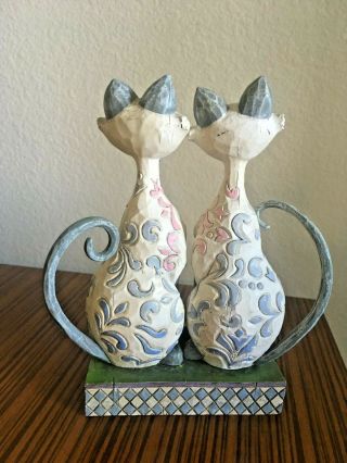 Jim Shore Disney Si & Am Siamese Cats from Lady and the Tramp 2