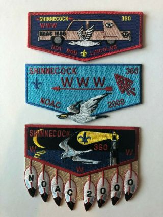 Shinnecock Lodge 360 Oa Flap Patches Order Of The Arrow Boy Scouts