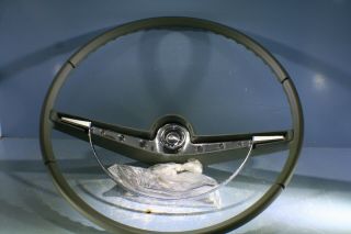 Vintage Oem 1963 Chevy Impala Steering Wheel Horn Ring