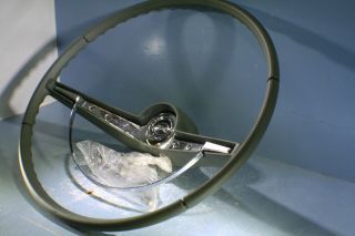 Vintage OEM 1963 Chevy Impala Steering Wheel Horn Ring 2