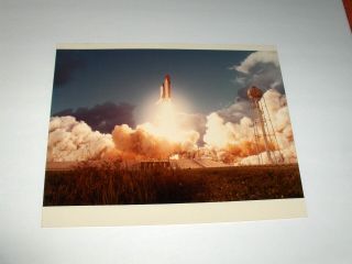 Vintage Nasa Space Shuttle Discovery Launch Kodak Color Photo 2