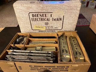 Vintage Marx Diesel Type 9554 Marlines Electrical Train Set W/ Box