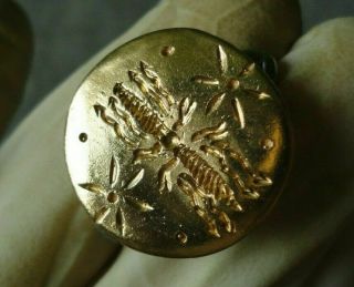 Scarce Ancient Roman Silver Legionary Ring Depicting Thunderbolt Circa 50 - 300 Ad