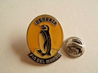 Vintage Pin Ushuaia,  Patagonia National Park Argentina Badge Penguin