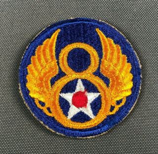 Ww2 Us Army Usaaf 8th Air Force Ssi Patch Unsewn 899e