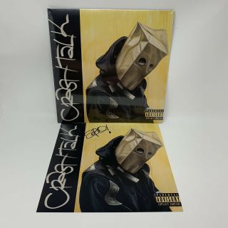 Schoolboy Q - Crash Talk Vinyl Record Lp With Signed Autographed Lithograph