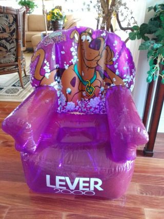 Scooby Doo Chair Inflatable Chair Vintage 2000 Lever Bros.