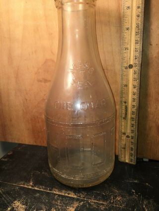 1943 H.  P.  Hood Milk Bottle World War Two Era Dairy Experts Barn Find.