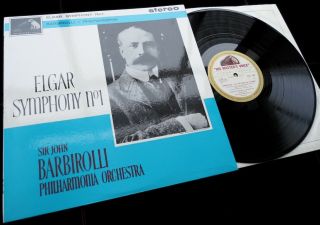Elgar: Symphony No.  1 - Sir John Barbirolli Hmv Asd 540 Ed1 Lp