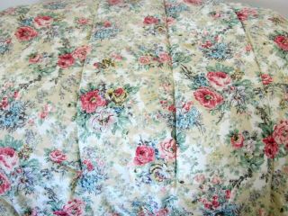 Vtg Ralph Lauren Full/queen Comforter Cottage Floral - Pristine Usa