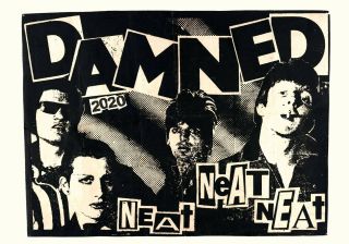 Wall Calendar 2020 [12 Pg A4] The Damned Vintage Music Photo Poster 3228