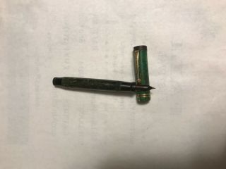 Vintage Parker Duofold Streamline Jade Green Fountain Pen 2