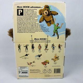 Vintage Mattel Hook Peter Pan Taddy Bear 1991 Plush Stuffed Animal Toy CIB 2